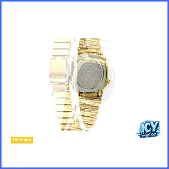 Digital Watch with Stainless Steel Case and Mineral Crystal